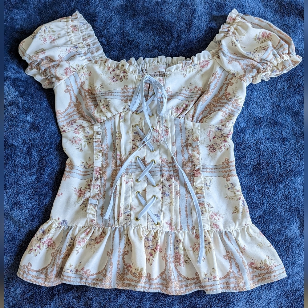 Liz Lisa floral blouse